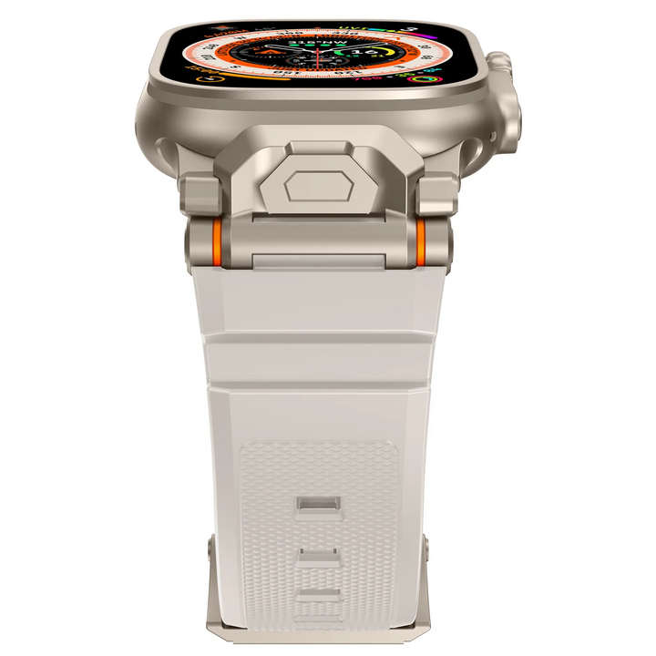Active & casual wear silicone smartwatch strap, comfortable, durable, quick release design.