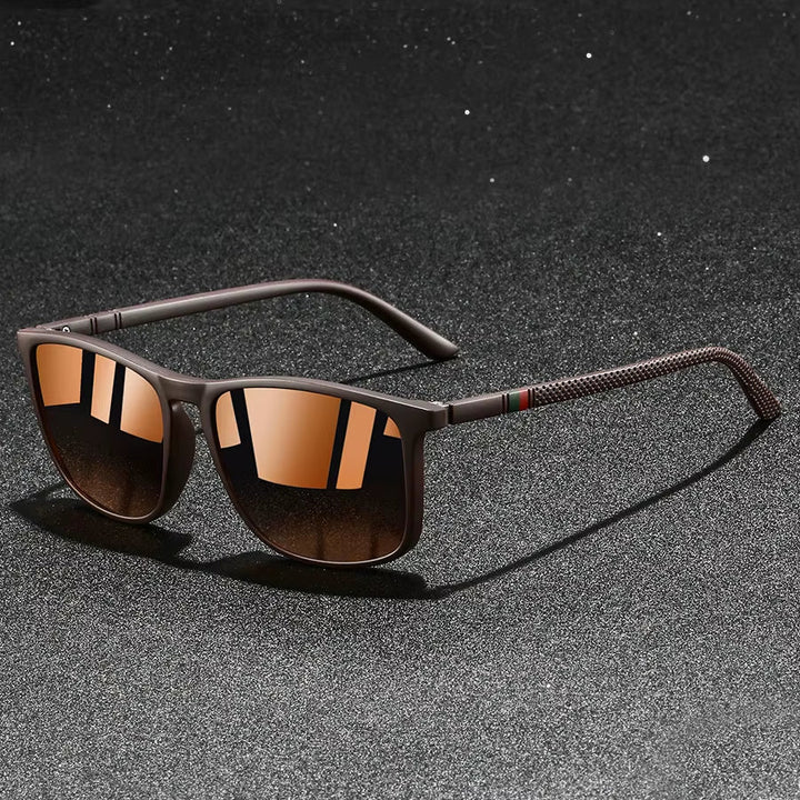 Unisex anti-glare slate sunglasses, with polarized lenses for optimal outdoor sun protection & clarity.