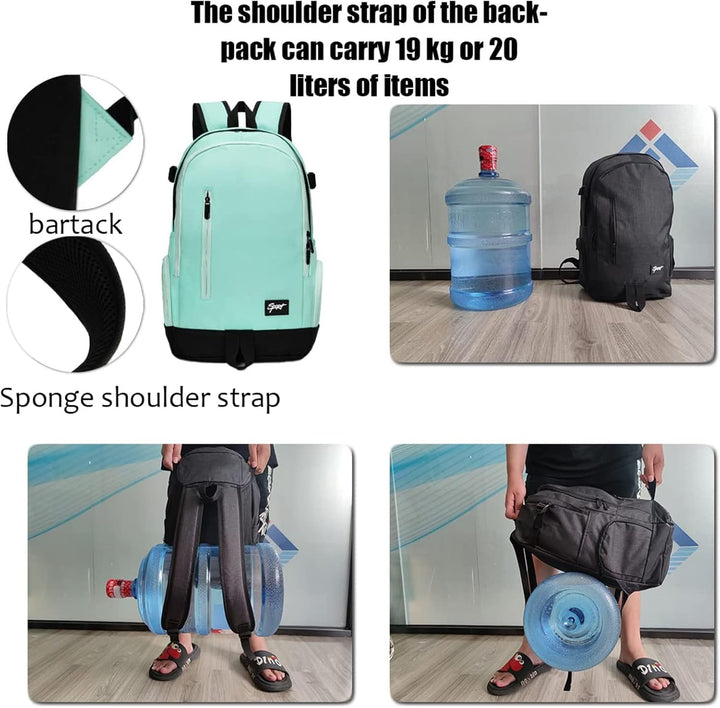 Versatile 15.6 inch laptop backpack for women and men, combining travel functionality with sleek work style