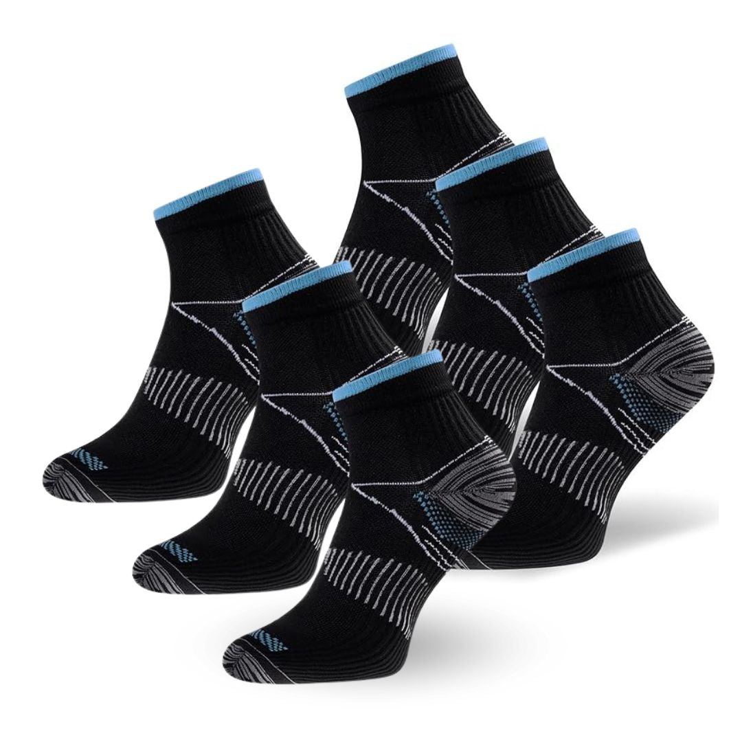 SlimSupport PRO 2.0 compression socks in grey, ideal for athletic recovery, travel & pregnancy support.