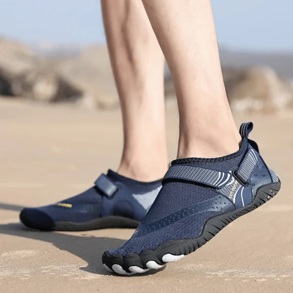 HydroFlex men's orthopedic water shoes, slip-resistant for outdoor and aquatic activities