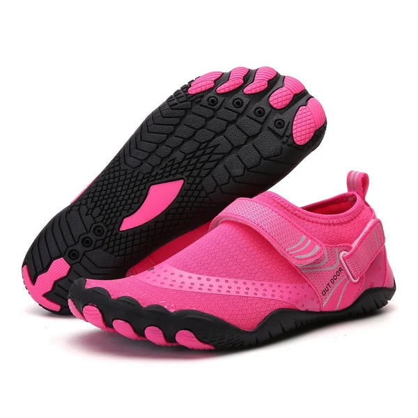 Athletic slip-resistant water shoes, HydroFlex orthopedic support for men and women