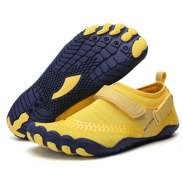 Unisex HydroFlex water shoes, orthopedic and slip-resistant for diverse summer aquatic use