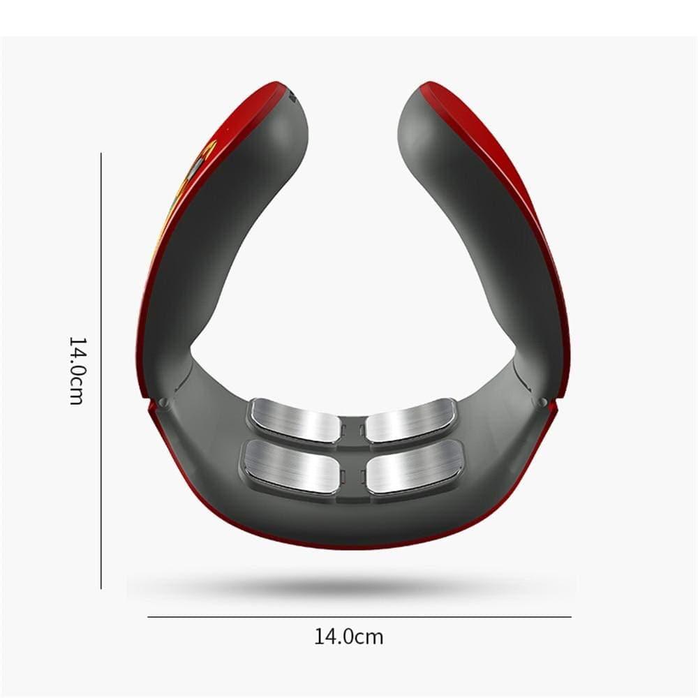 Comfortable 4D neck & shoulder massager delivers therapeutic heat for deep muscle pain relief.