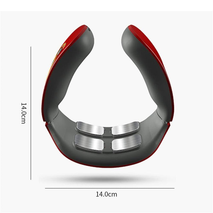 Comfortable 4D neck & shoulder massager delivers therapeutic heat for deep muscle pain relief.