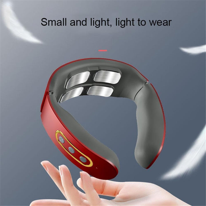 Targeted 4D neck & shoulder massager with soothing heat therapy for deep muscle pain & tension relief.