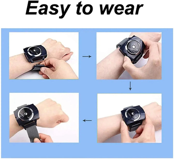 Unisex smart anti-snore bracelet, a modern sleep device & health gadget for peaceful, restful nights.