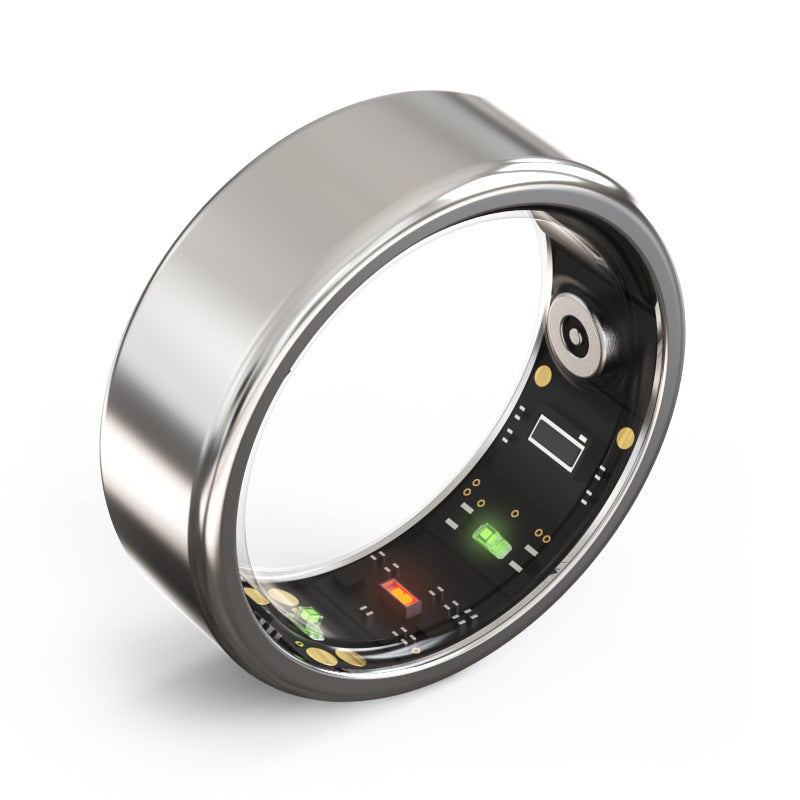 Unisex smart health tracking ring for fitness, sleep, & heart rate monitoring. Wearable tech for daily wellness.