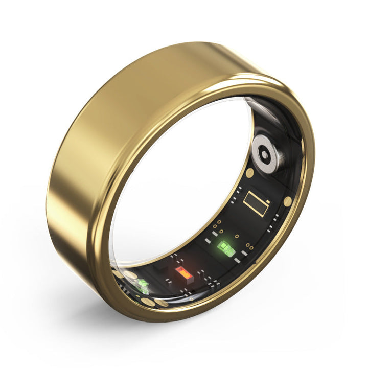 Waterproof unisex smart ring activity tracker. Monitors heart rate & sleep for comprehensive wellness & fitness.