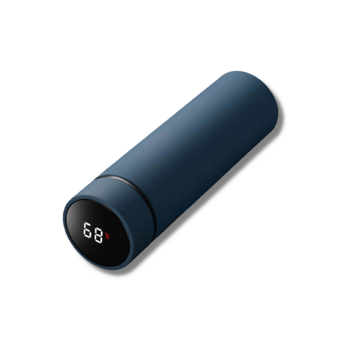 Unisex smart digital thermos flask, a versatile insulated bottle for anyone needing hot or cold hydration.