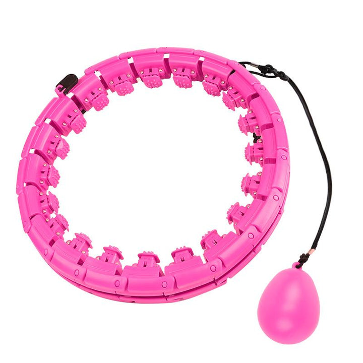 Unisex Smart Weighted Fitness Hoop for effortless core training & home gym workouts. Boost calorie burn.