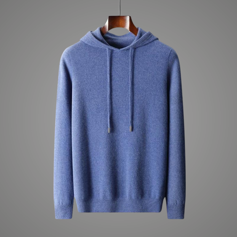 Model wearing a stylish Unisex Soft Comfort Hoodie, ideal for casual outings and everyday versatile fashion.