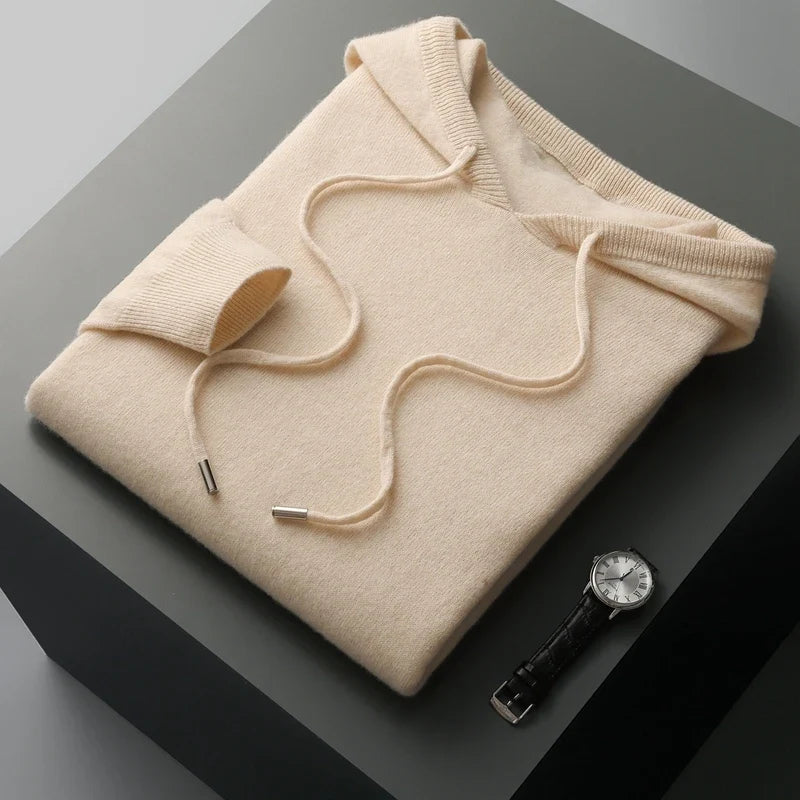 Back view of the Unisex Soft Comfort Hoodie, featuring a smooth finish and comfortable design for everyday wear.