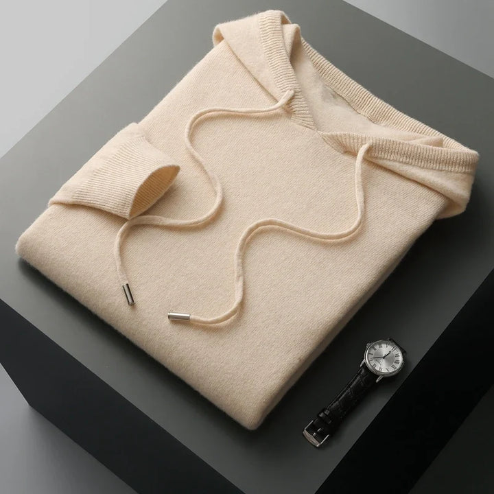 Back view of the Unisex Soft Comfort Hoodie, featuring a smooth finish and comfortable design for everyday wear.