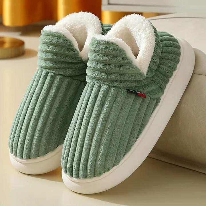 Unisex Soft Warm Cozy Indoor Slippers for ultimate home comfort, perfect for winter lounge wear.