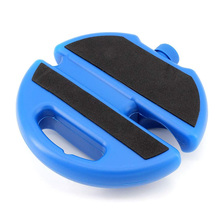 Elastic band tennis trainer with a stable base, perfect for honing tennis skills and solo fitness training.