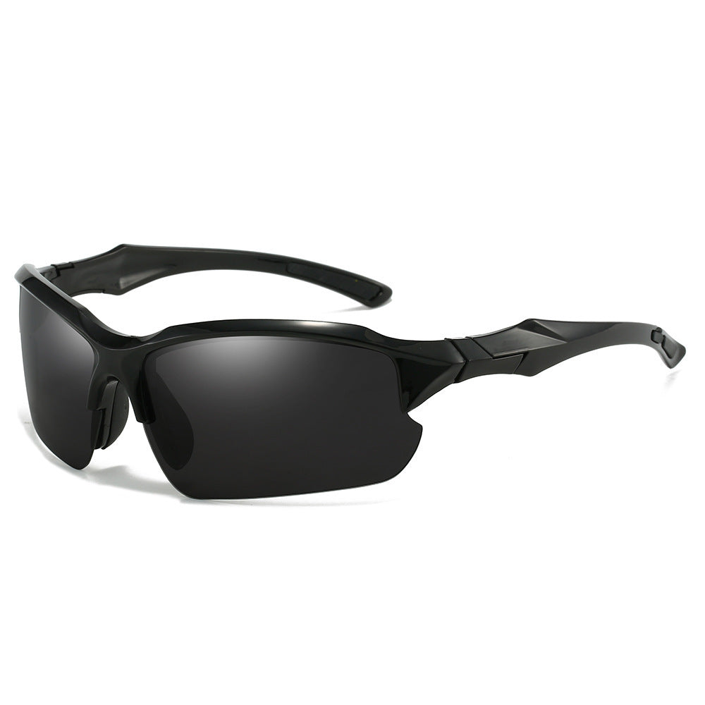Durable outdoor eyewear: polarized sports sunglasses offering superior UV protection for athletes.