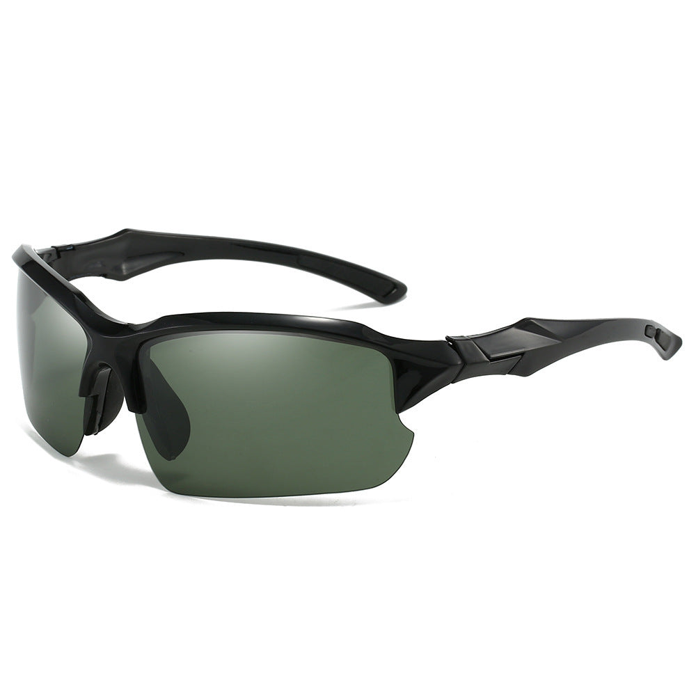 Glare-reducing polarized sports sunglasses, designed for active men & women in outdoor settings.