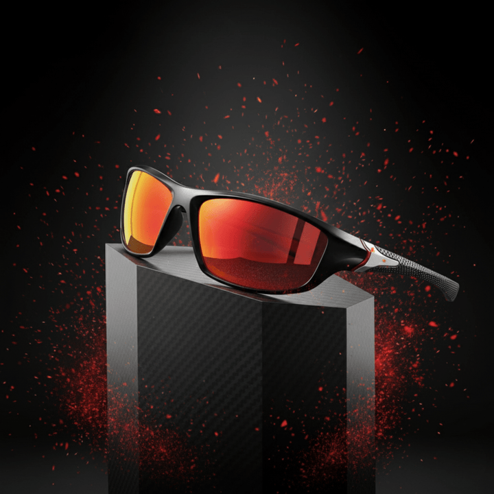 Unisex sports sunglasses with UV400 protection, perfect for active lifestyles and outdoor activities.