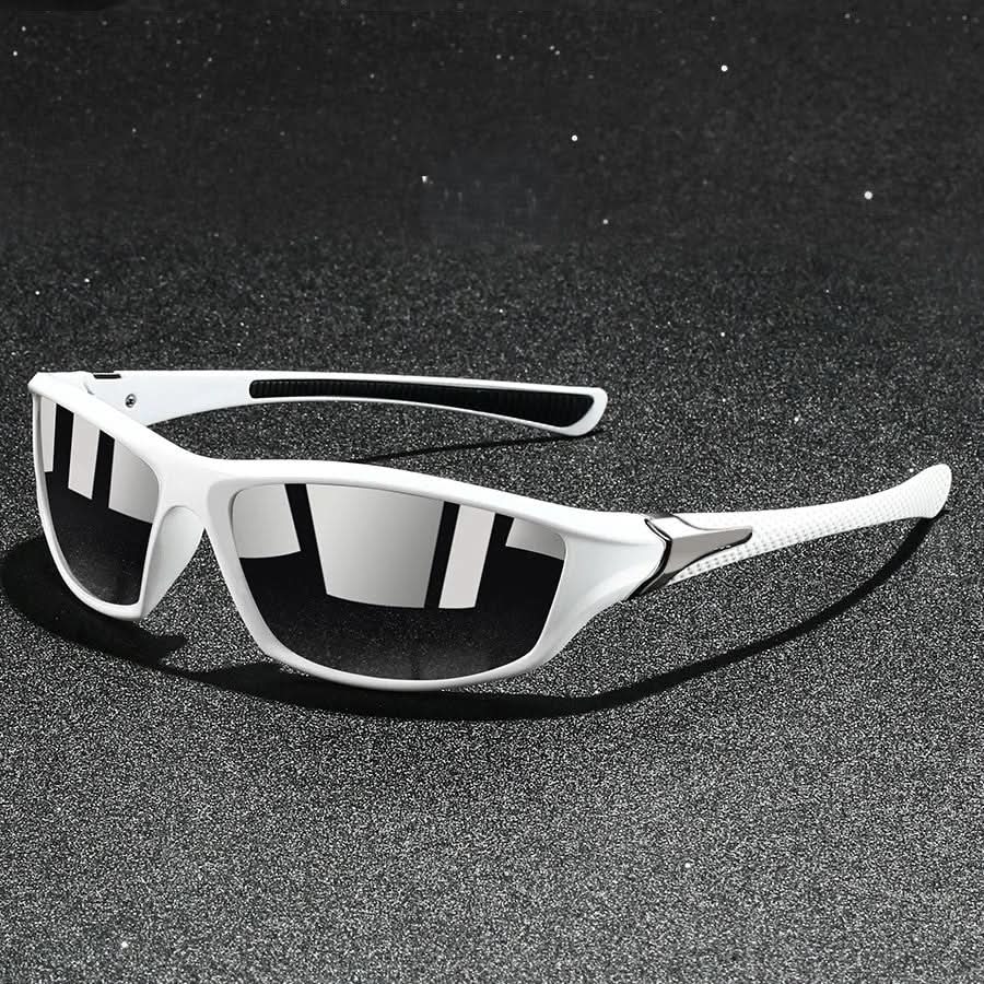 Outdoor gear: Unisex sports sunglasses with polarized lenses & UV400, ideal for active sun protection.
