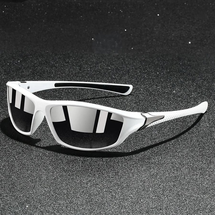 Outdoor gear: Unisex sports sunglasses with polarized lenses & UV400, ideal for active sun protection.