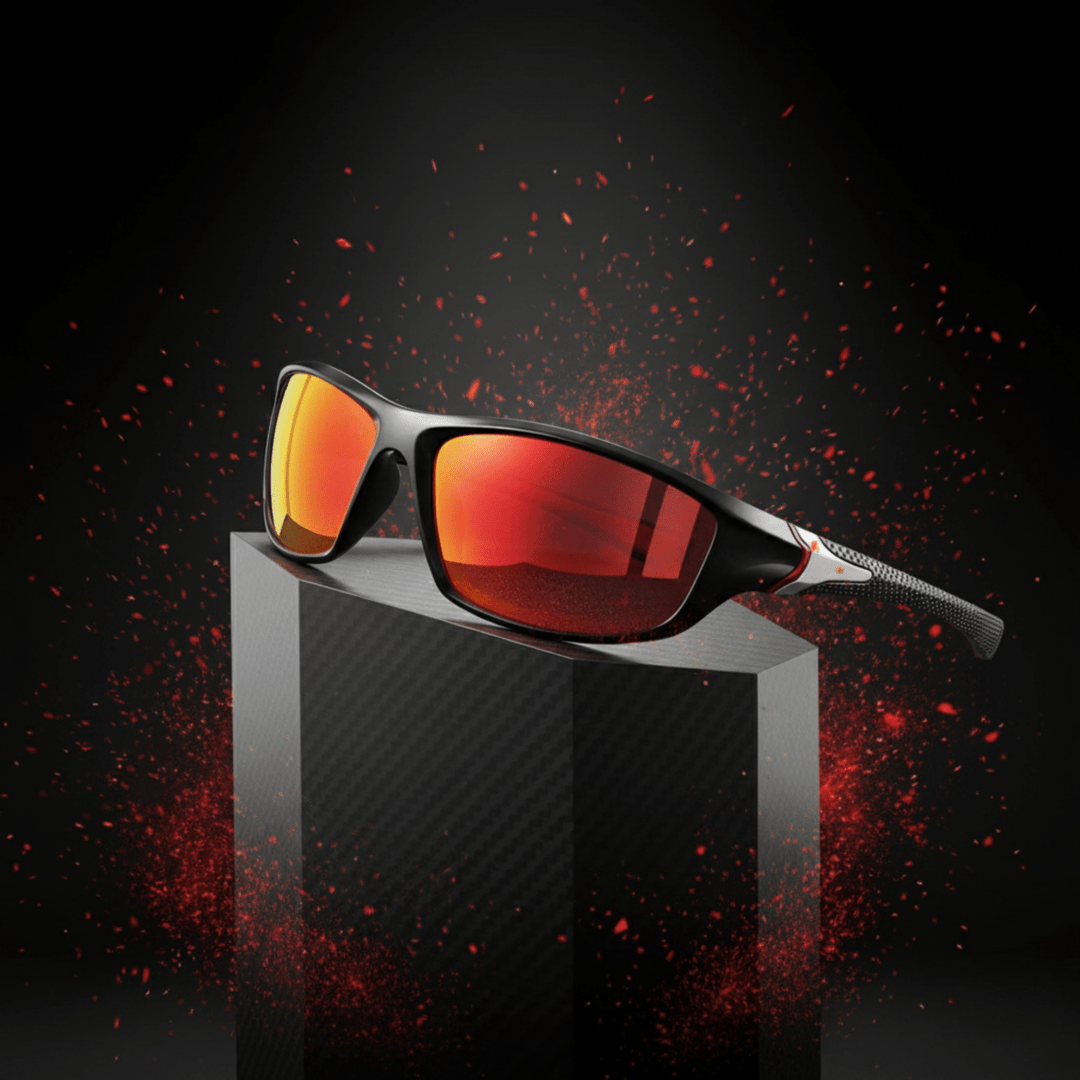 Lightweight UV400 sports sunglasses, 'Chester' model, designed for maximum comfort & outdoor performance.