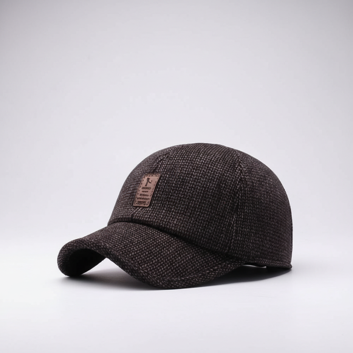 Adjustable unisex CultCap Sporty Retro Cap, a winter hat with ear protection for outdoor sports & cold weather