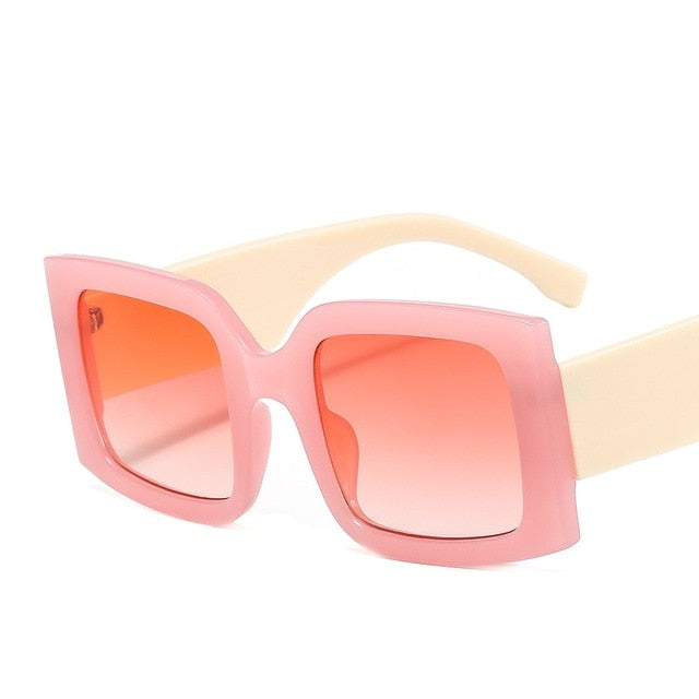 Stylish anti-glare square sunglasses with colorful lenses. Essential fashion eyewear for UV protection.