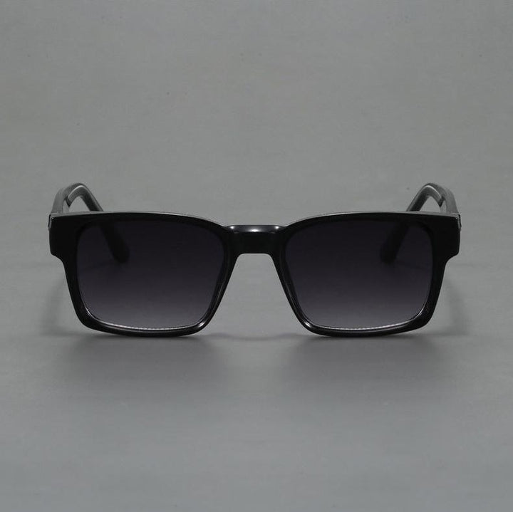 Classic square frame unisex sunglasses in tortoise, with strong UV protection.
