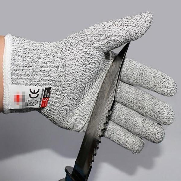 Unisex stainless steel anti-cut safety glove for chefs, offering superior hand protection in kitchen & workplace.