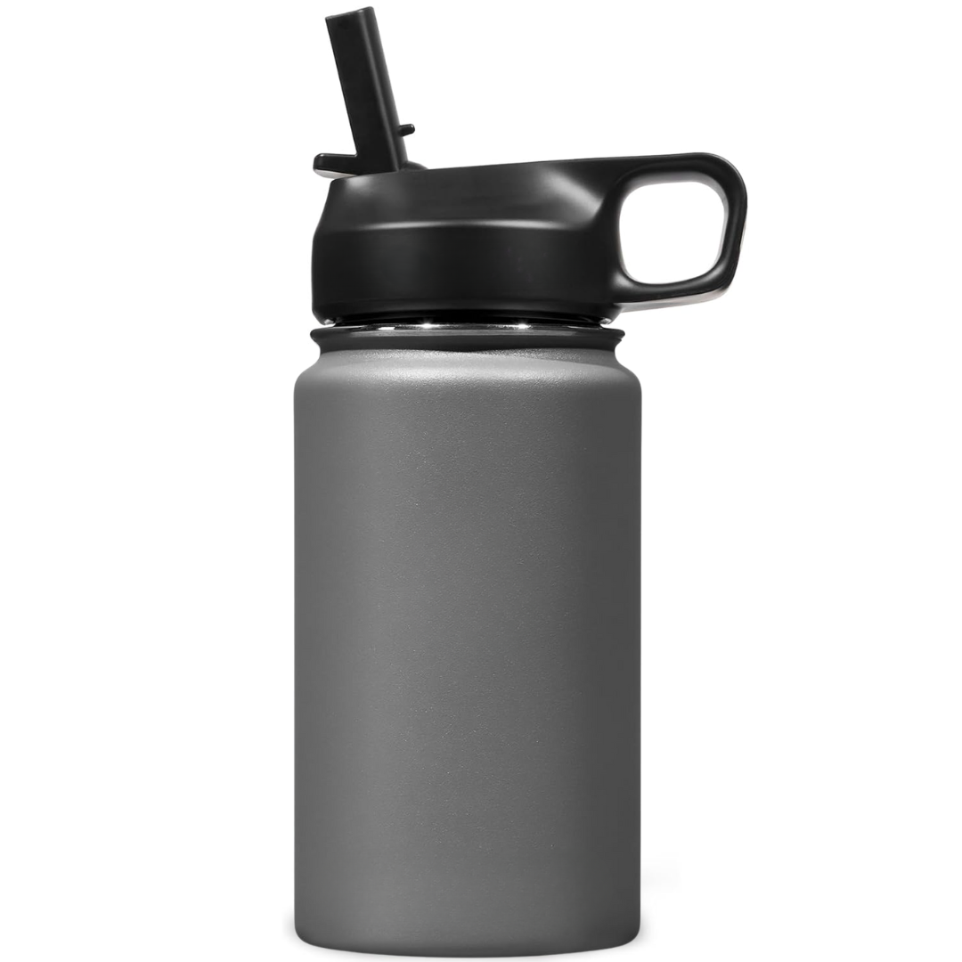 Stay hydrated with this leak-proof stainless steel straw water bottle.