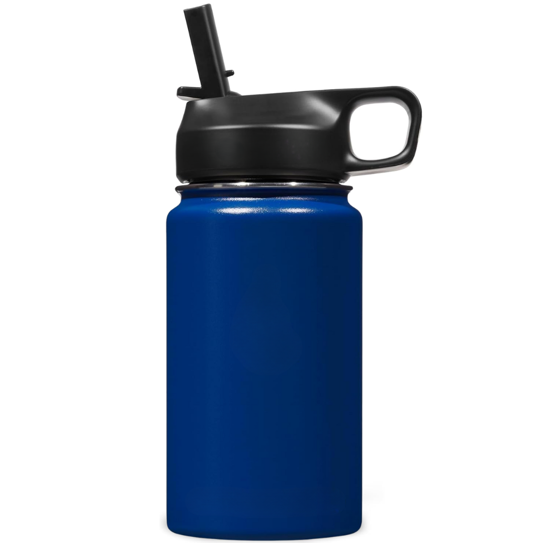 Insulated stainless steel drinkware, perfect for hot tea or ice cold water.