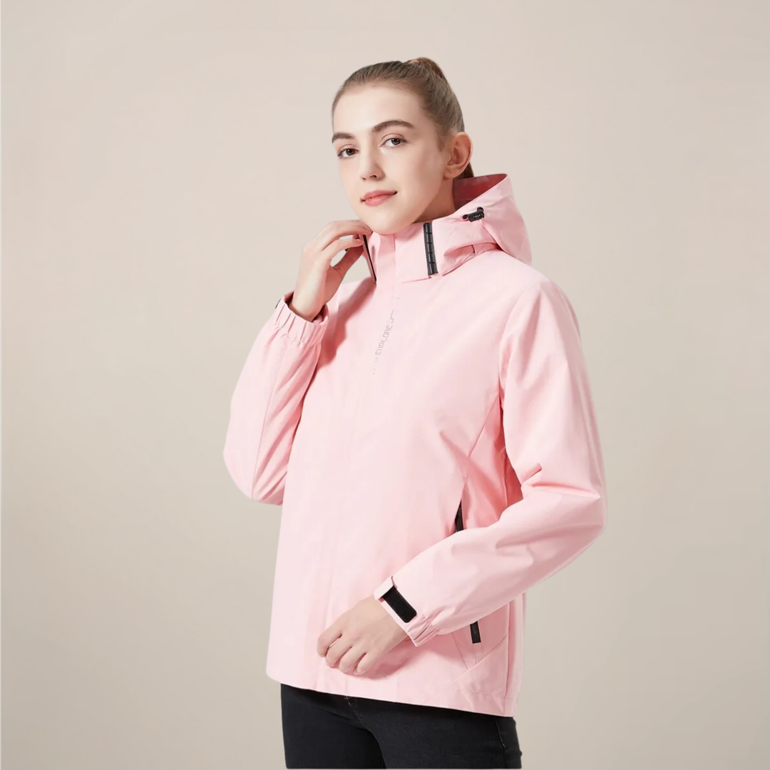 Unisex stand collar windbreaker jacket for stylish outdoor wear. Lightweight full-zip design for spring/autumn casual outfitting.