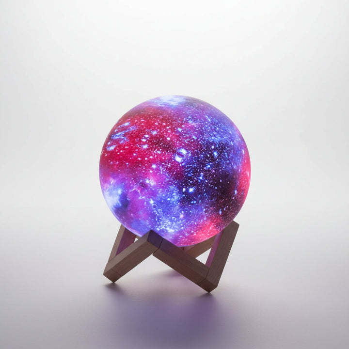 Elegant Star Design Night Lamp, perfect as a starlight projector and ambient LED night light for bedrooms.