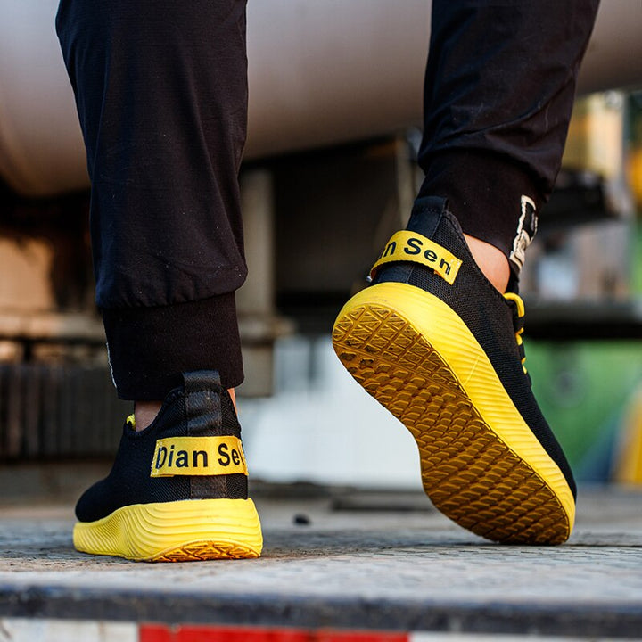Stylish unisex steel toe safety footwear, offering ultimate protection and comfort for all demanding work environments.