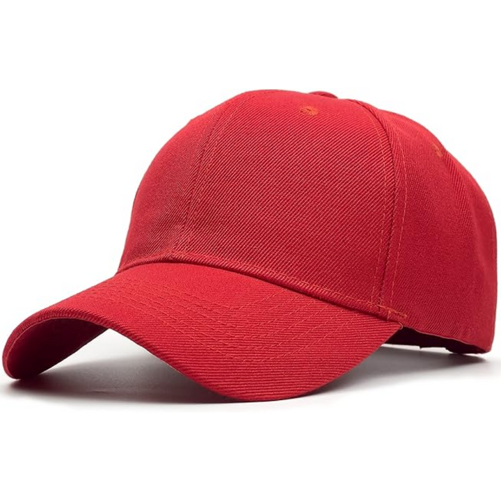 Unisex structured baseball cap in black, adjustable for a comfortable fit, ideal for casual wear