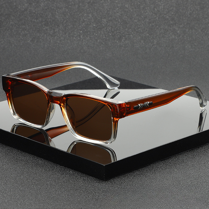 Lightweight square frame sunglasses for men & women, premium eyewear offering full UV400 protection.