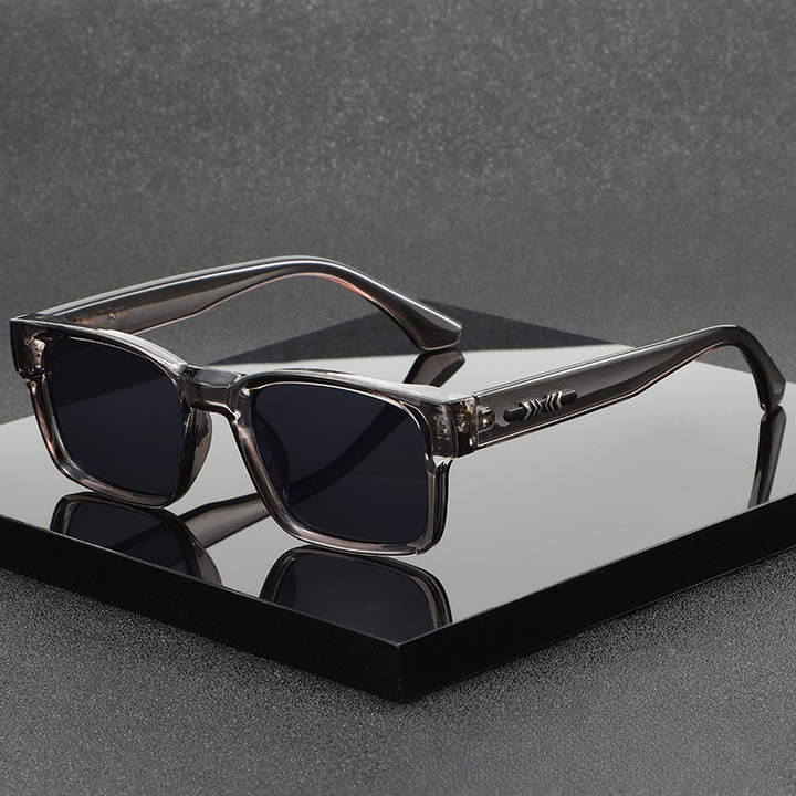 Stylish square frame sunglasses, unisex design, lightweight and durable with crucial UV400 protection.