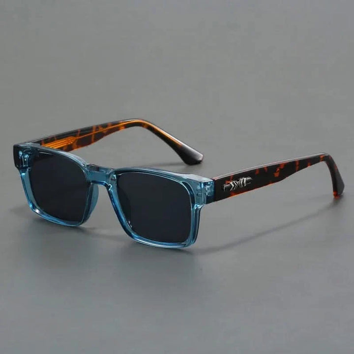 Unisex stylish squared sunglasses with UV protection, perfect for outdoor fashion.