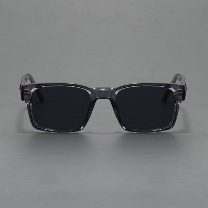 Fashionable square sunglasses with full UV protection, ideal for outdoor activities.