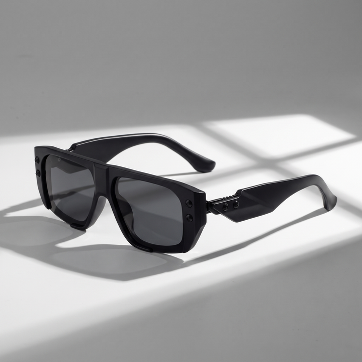 Fashion-forward unisex eyewear, stylish UV protection sunglasses with crystal accents.
