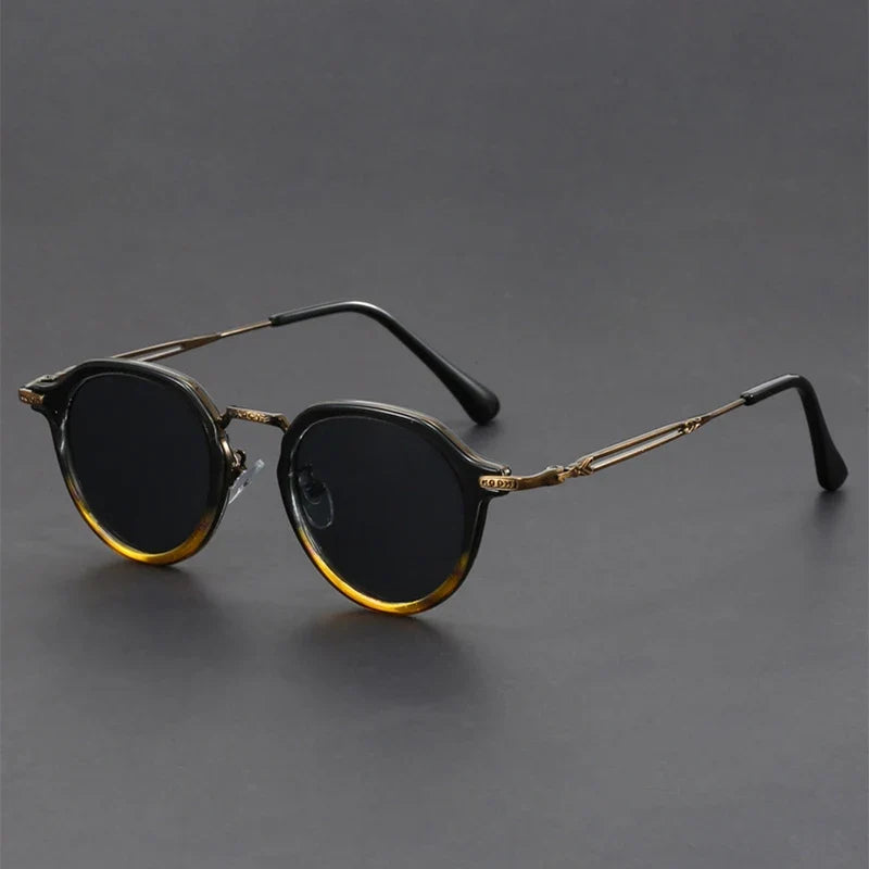 Unisex stylish UV protection sunglasses with a lightweight metal frame for everyday wear. Anti-glare shades.