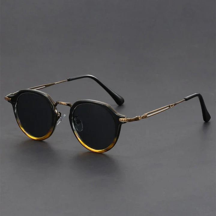 Unisex stylish UV protection sunglasses with a lightweight metal frame for everyday wear. Anti-glare shades.