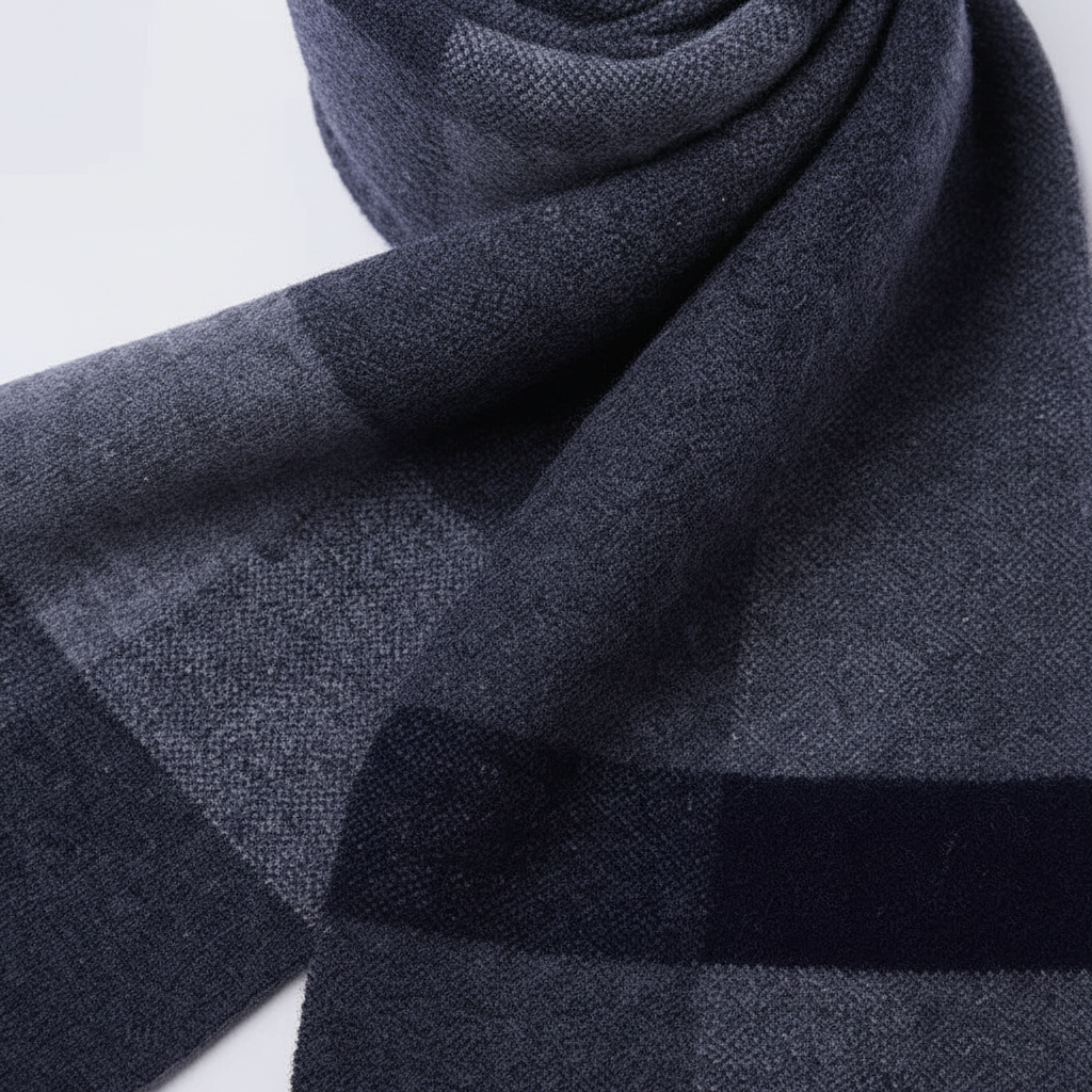 Fashionable wool scarf, super warm and cozy, perfect accessory for winter outfits