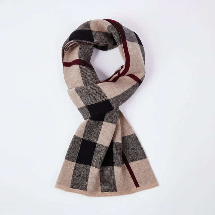 Versatile unisex wool scarf, perfect for adding warmth and style to any winter look