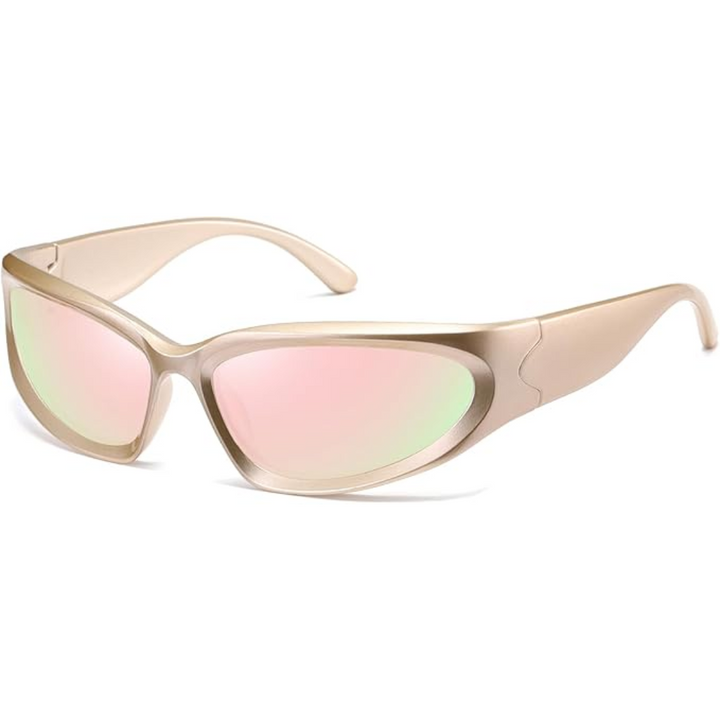 Side view of SwiftWrap polarized sports glasses, aerodynamic and secure fit