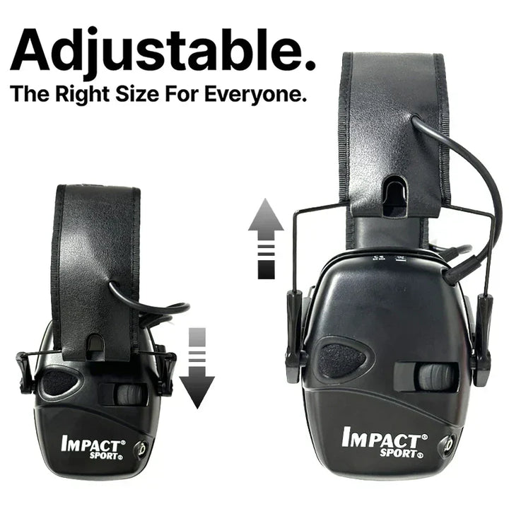 Combat-ready tactical ear muffs, perfect for shooting sports, hunting & outdoor use.