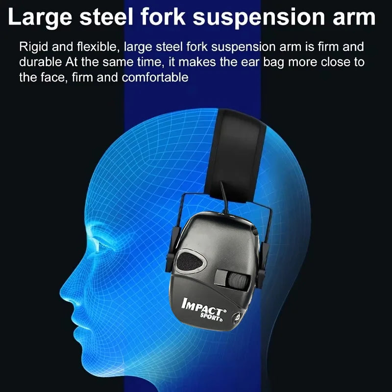 Protect your hearing with unisex tactical ear muffs, essential for shooting, hunting & outdoor use.