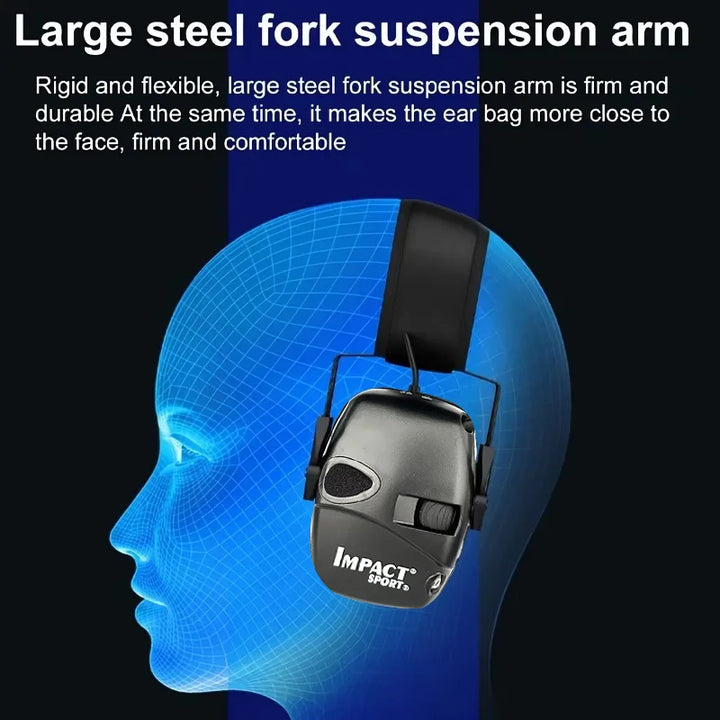 Protect your hearing with unisex tactical ear muffs, essential for shooting, hunting & outdoor use.