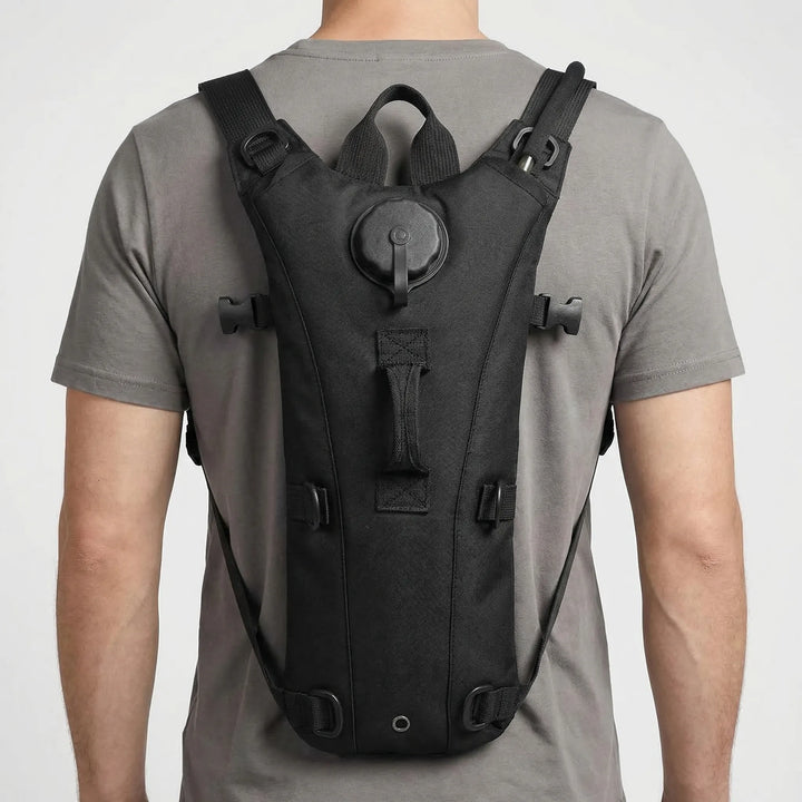 Versatile outdoor hydration backpack for activewear & sports. Features a comfortable fit & integrated 3-liter water bladder.